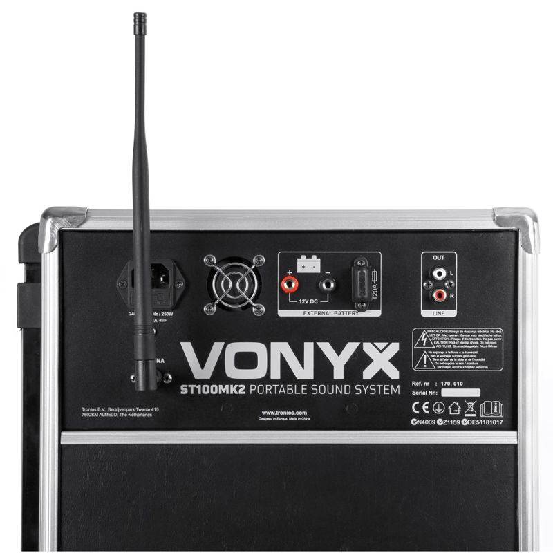Kolumna mobilna z mikrofonami Vonyx ST100 MK2 